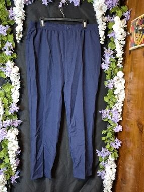 Koret Navy Blue Women's Dress Pull-On Pants